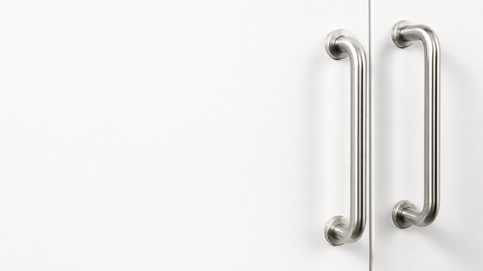 Stainless steel industrial pull handles